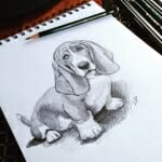 Sketch of Roscoe - by Lisa Acciai